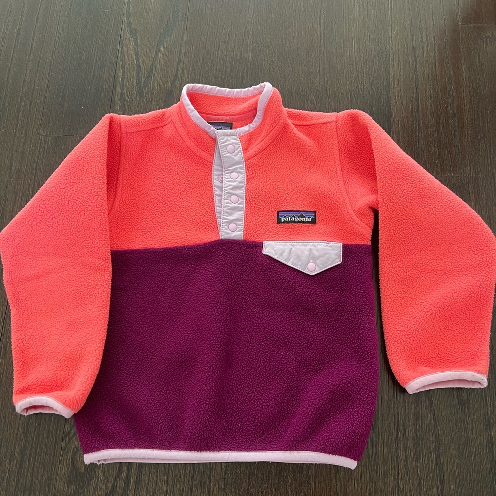 Patagonia Lightweight Synchilla Snap-T Pullover Size 3T